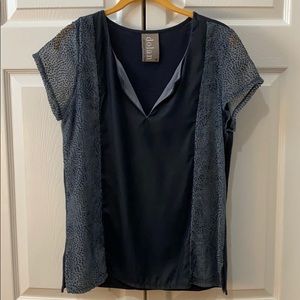 Dolan blue short-sleeve top
